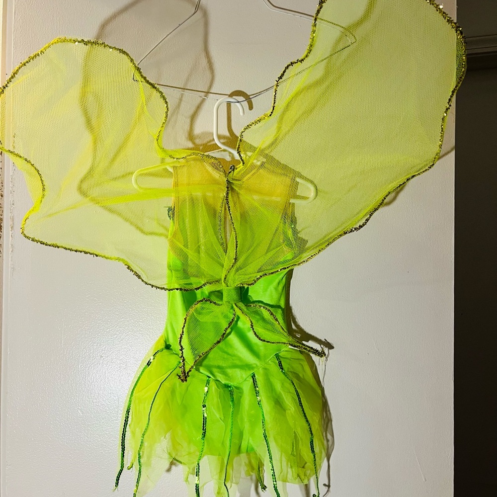 Vintage tinker bell Halloween costume for kids size 8-10 - Picture 6 of 9